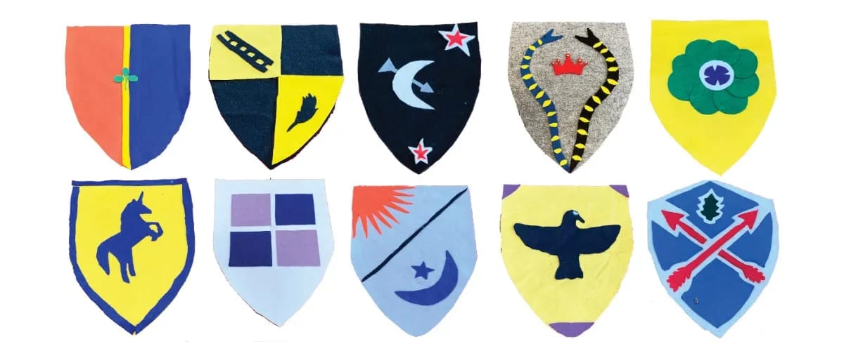 Knighting Project; Student Shields