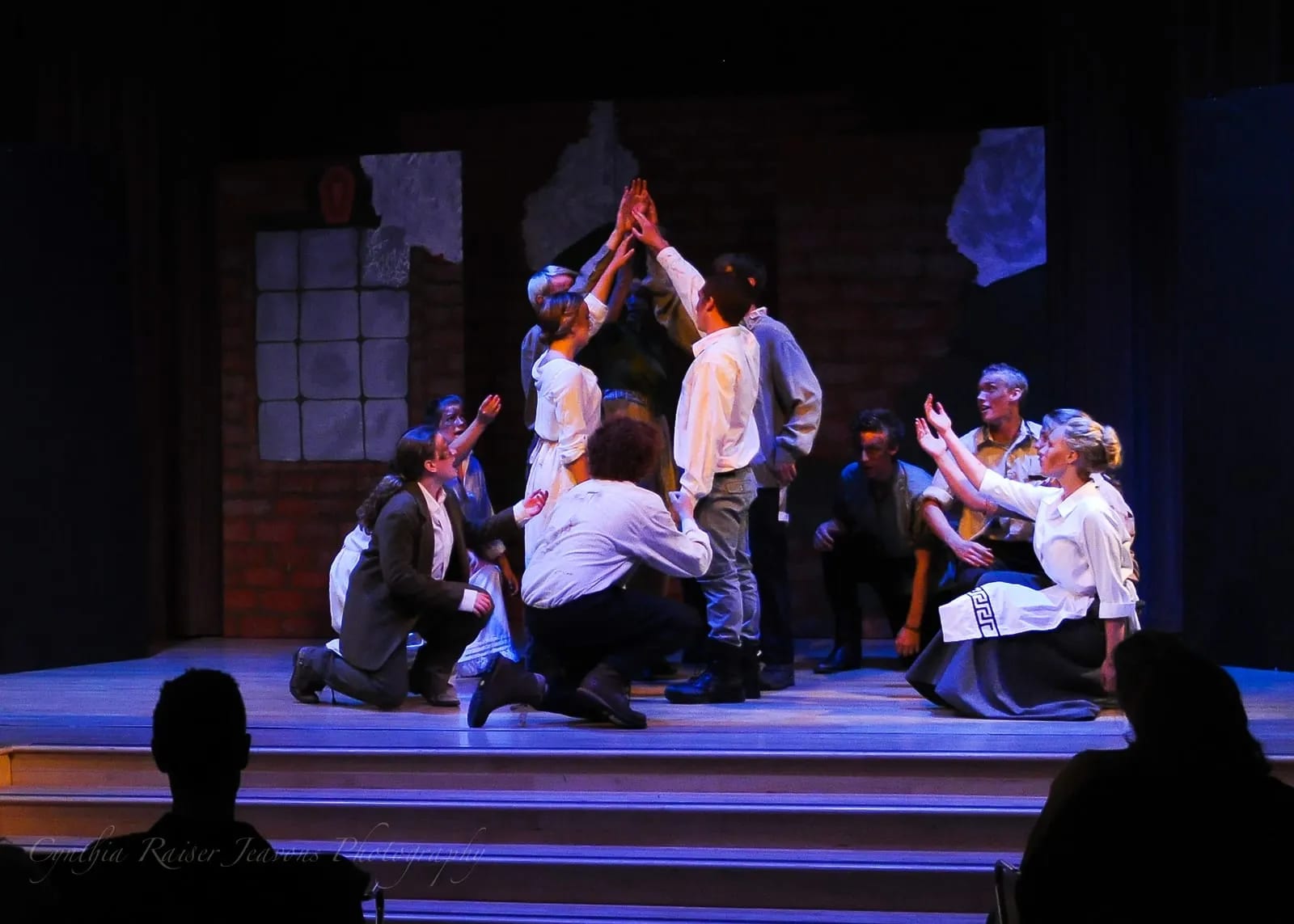 A scene from the school play.