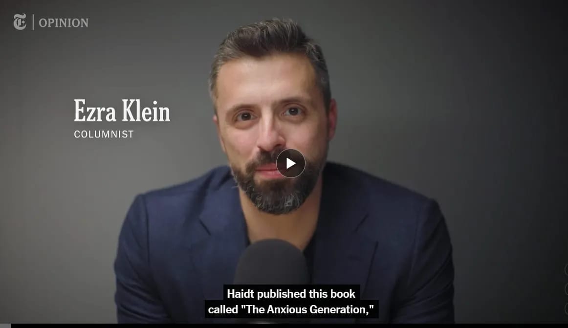 Ezra Klein/NY Times video