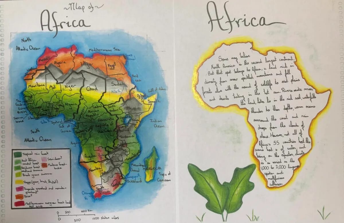 main lesson book africa
