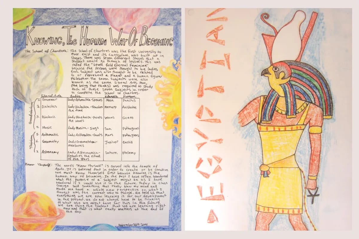 main lesson book ancient egypt